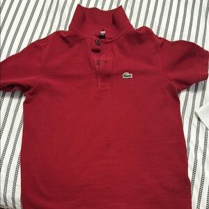 Lacoste Kids Red Polo Shirt